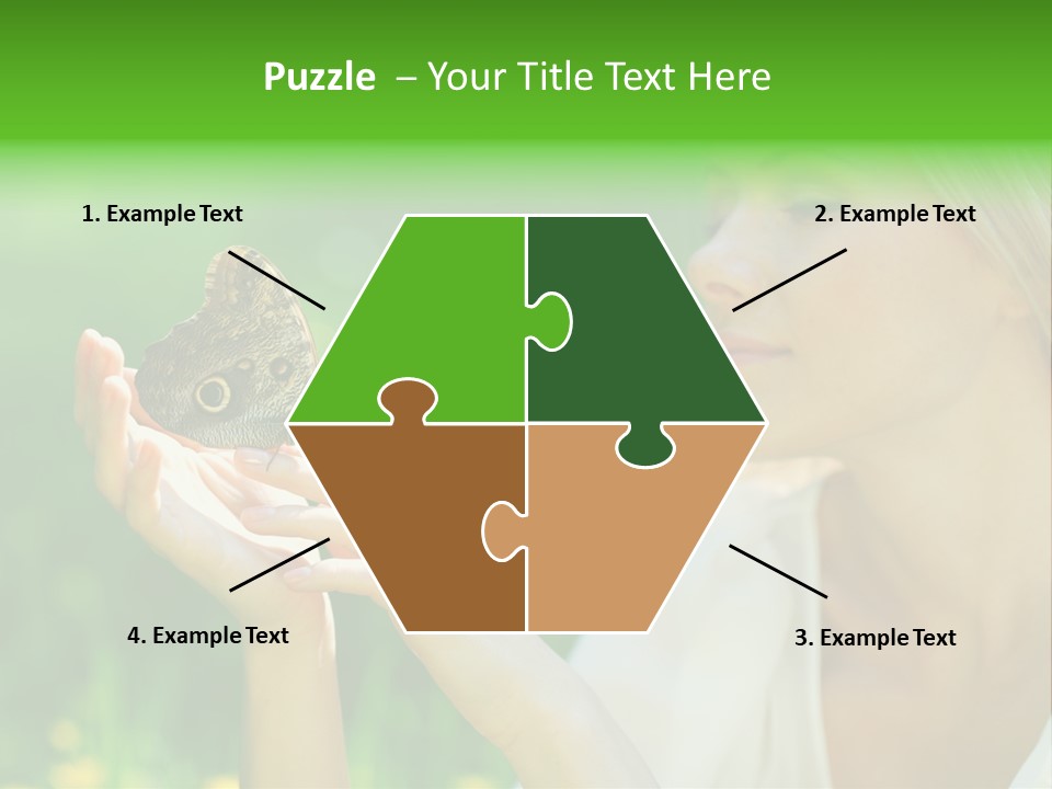 Cute Free Woman PowerPoint Template