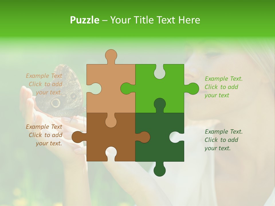 Cute Free Woman PowerPoint Template