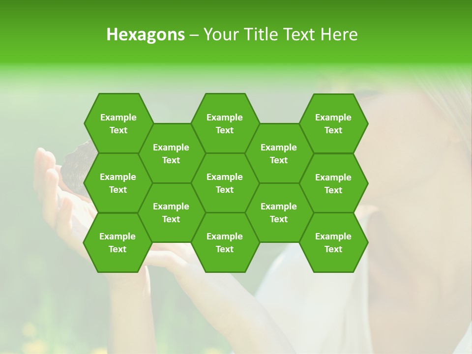 Cute Free Woman PowerPoint Template