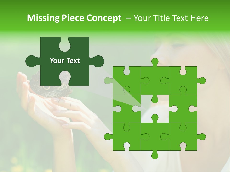 Cute Free Woman PowerPoint Template