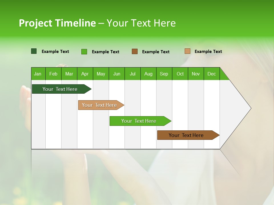 Cute Free Woman PowerPoint Template