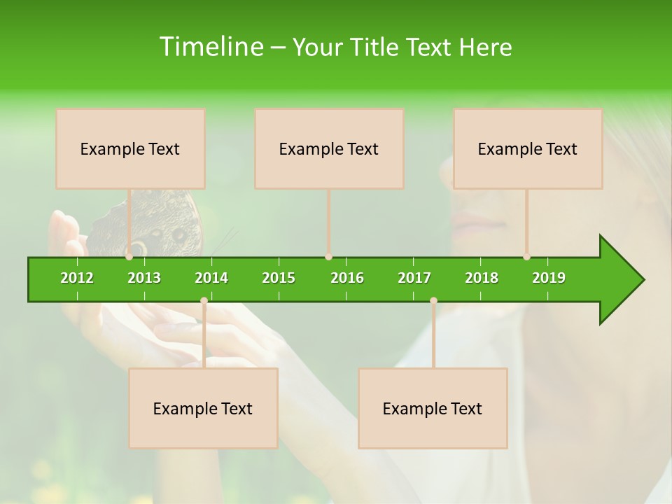 Cute Free Woman PowerPoint Template