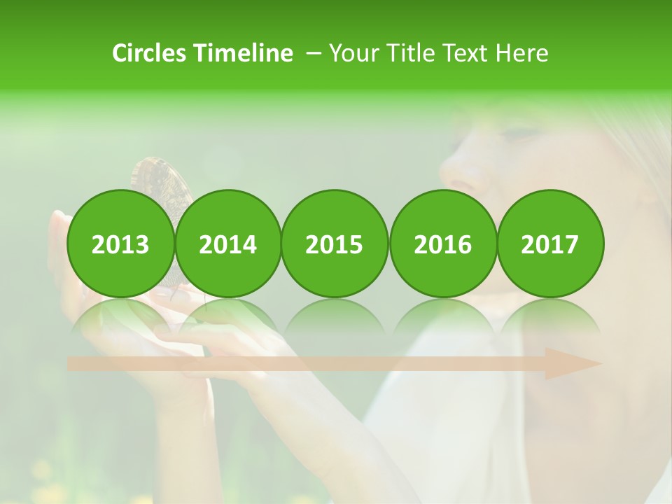 Cute Free Woman PowerPoint Template