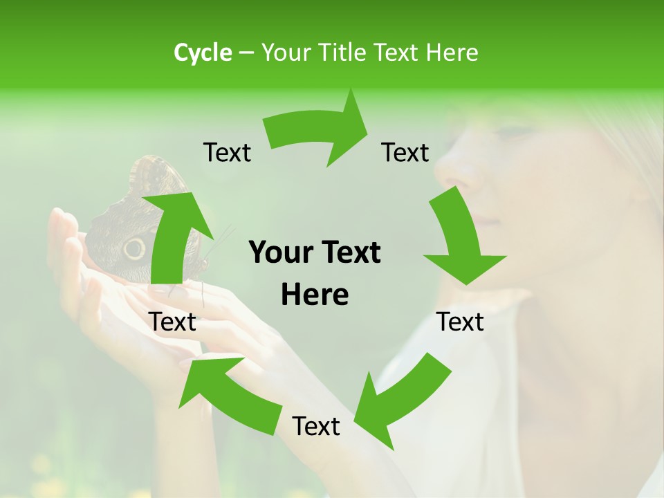 Cute Free Woman PowerPoint Template