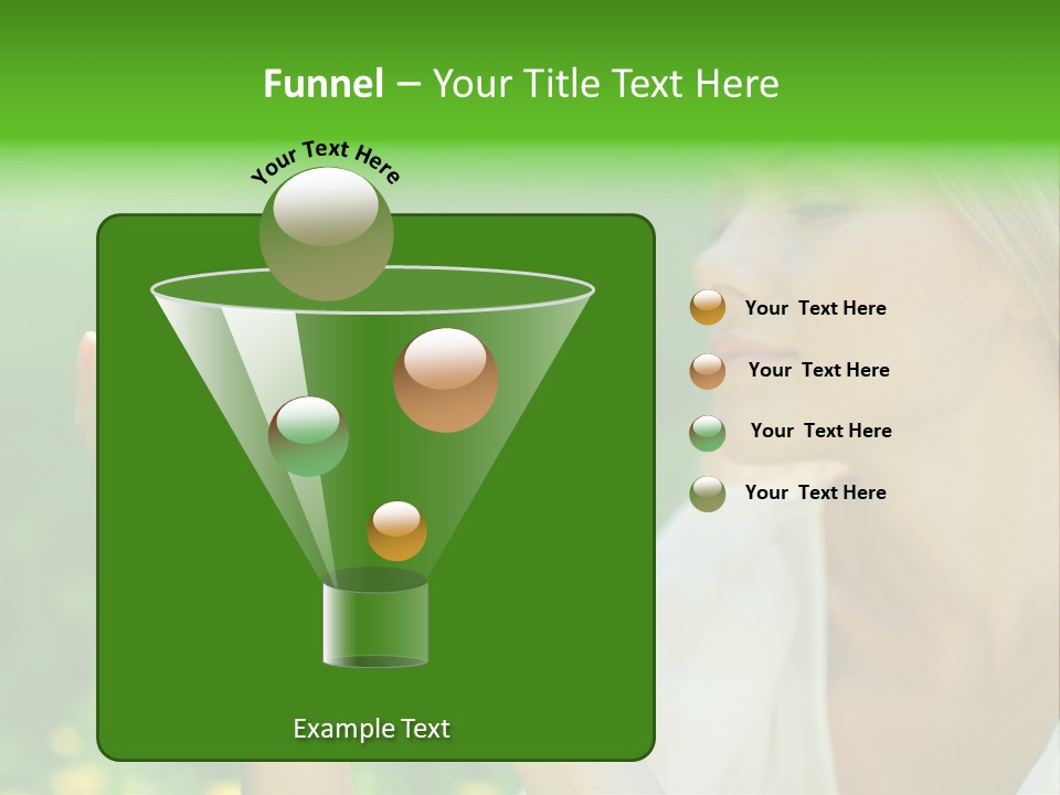 Cute Free Woman PowerPoint Template