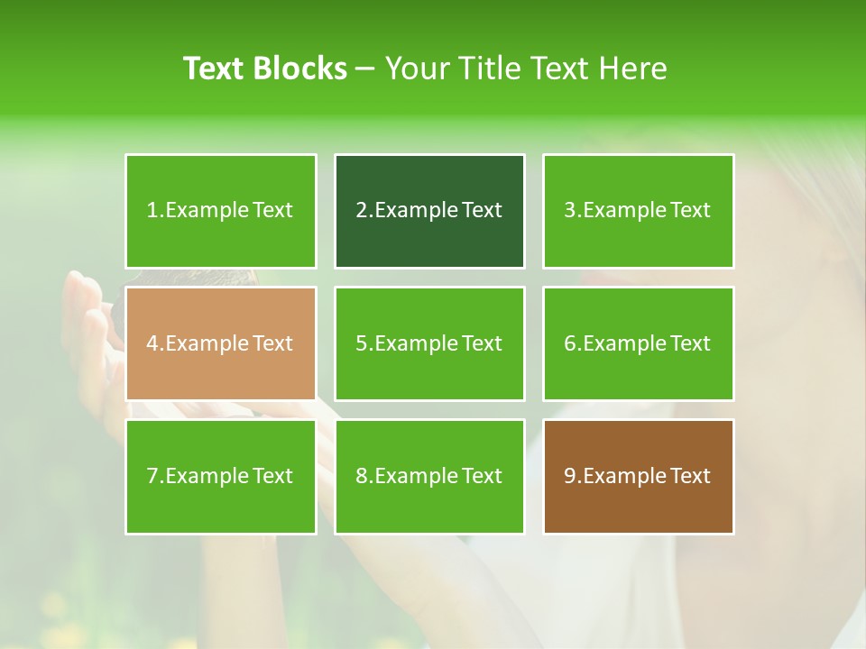 Cute Free Woman PowerPoint Template