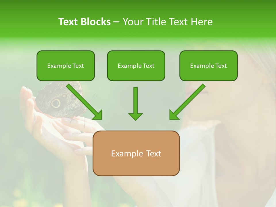 Cute Free Woman PowerPoint Template