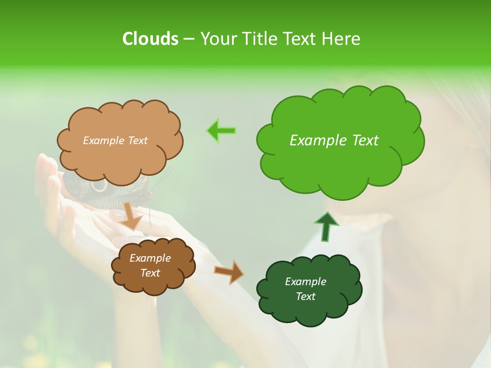 Cute Free Woman PowerPoint Template