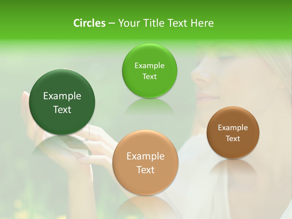 Cute Free Woman PowerPoint Template