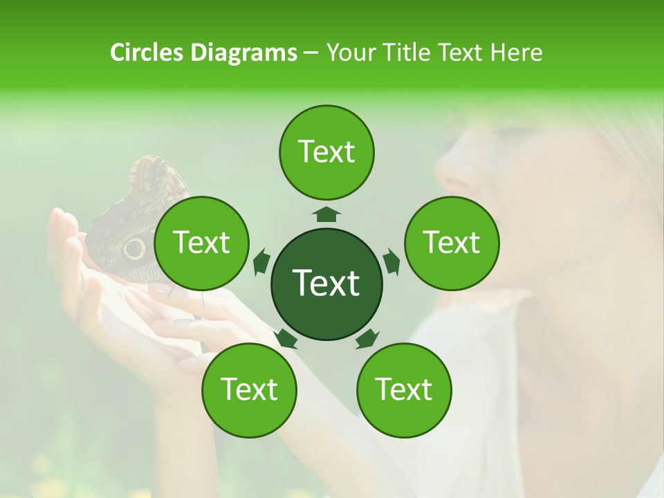 Cute Free Woman PowerPoint Template