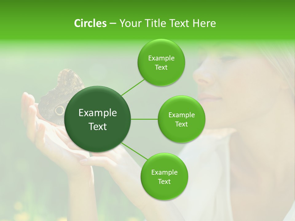 Cute Free Woman PowerPoint Template