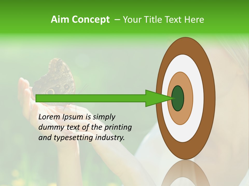 Cute Free Woman PowerPoint Template