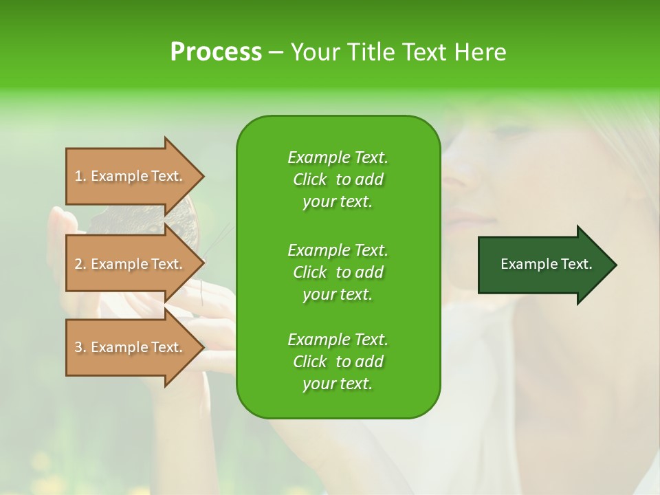 Cute Free Woman PowerPoint Template