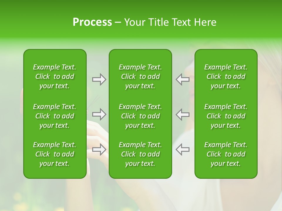 Cute Free Woman PowerPoint Template