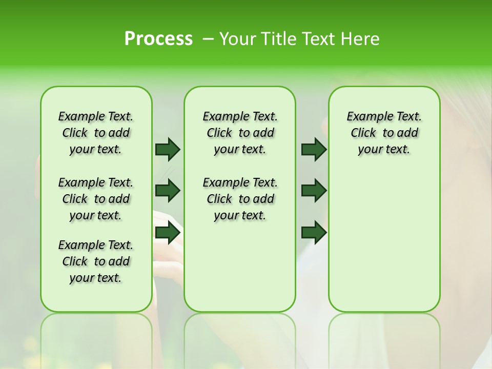 Cute Free Woman PowerPoint Template