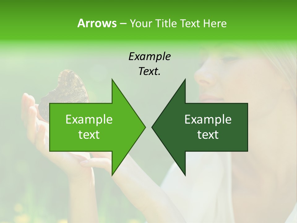 Cute Free Woman PowerPoint Template