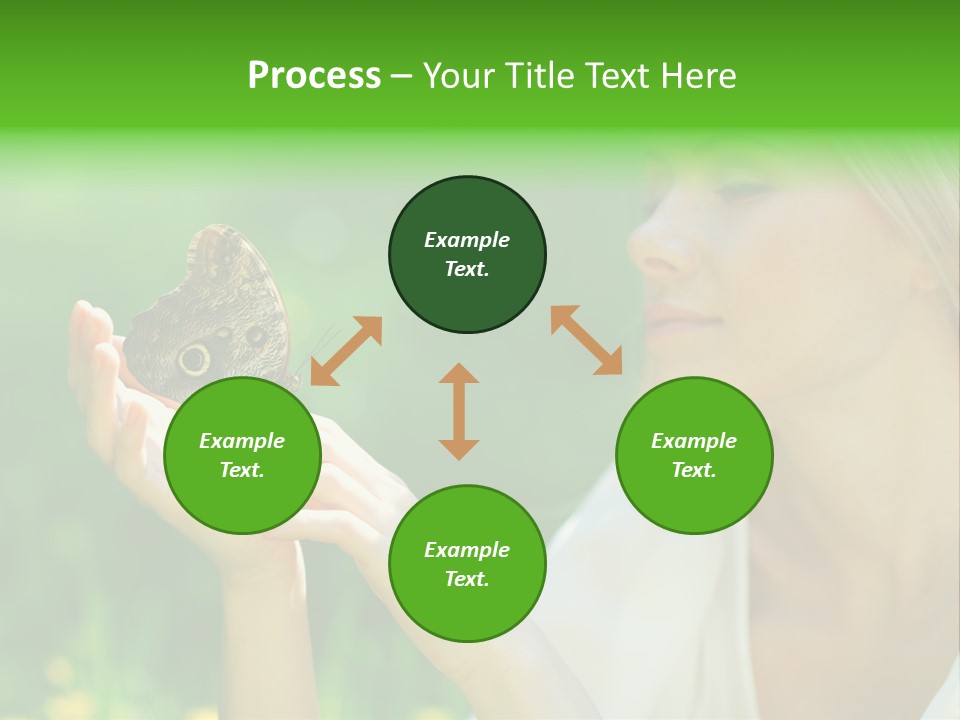 Cute Free Woman PowerPoint Template