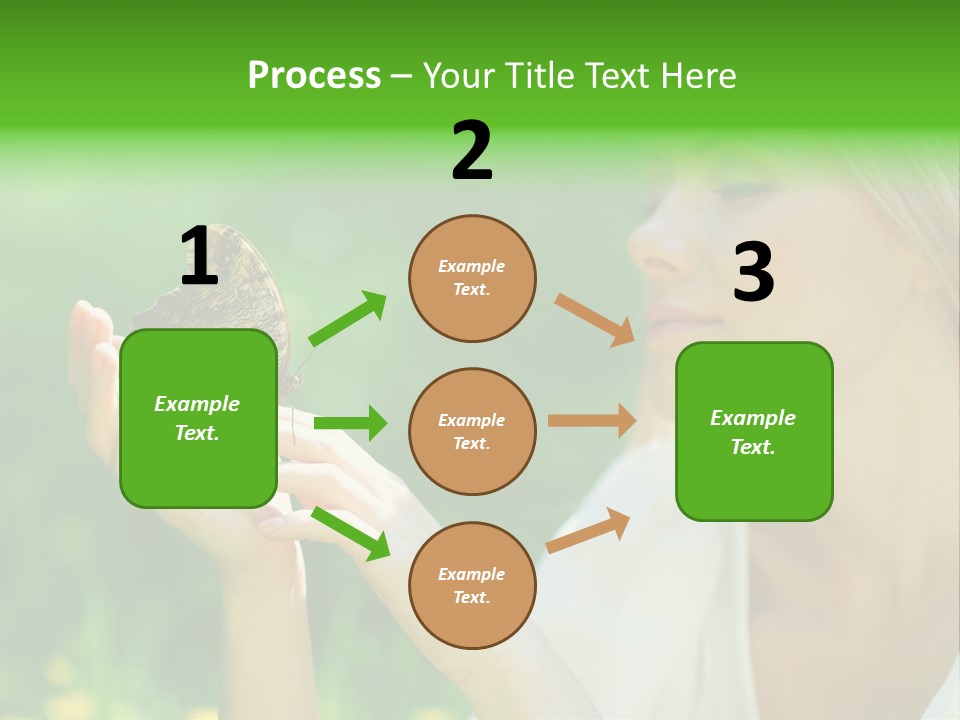 Cute Free Woman PowerPoint Template