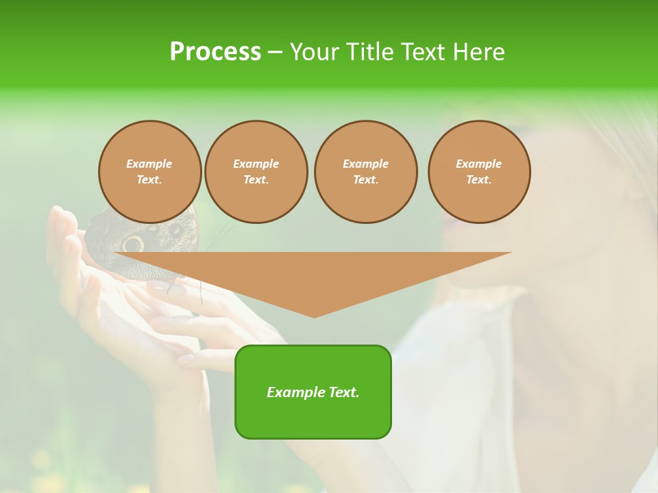 Cute Free Woman PowerPoint Template