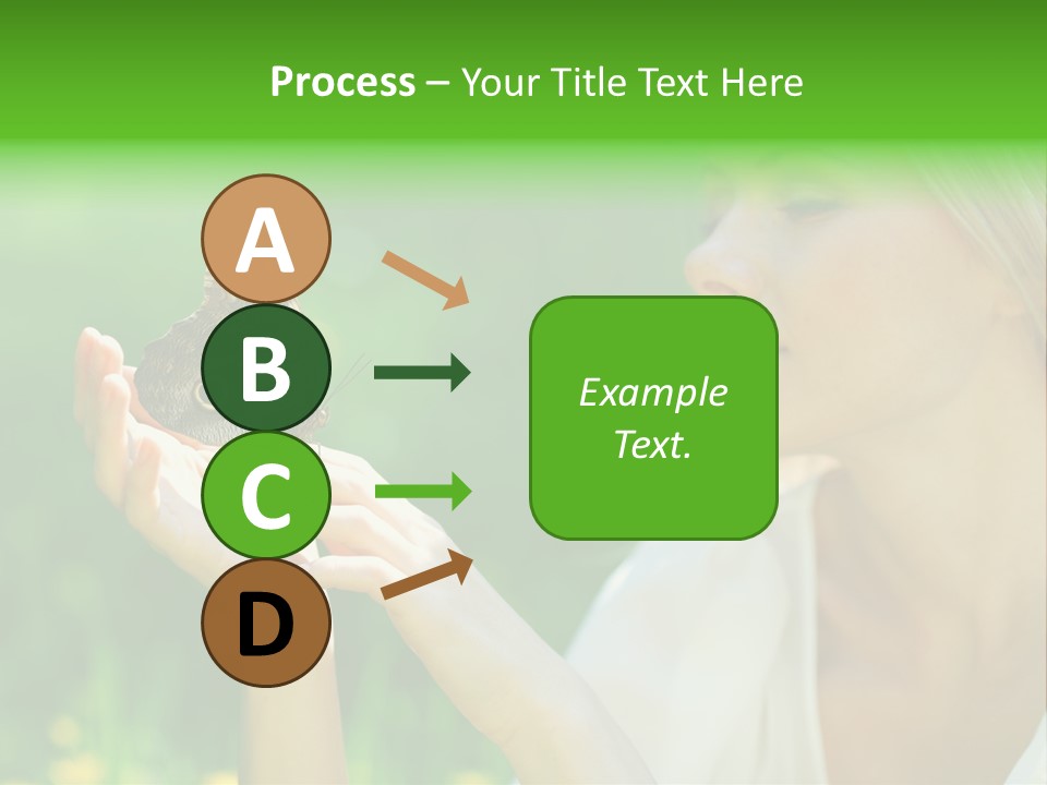 Cute Free Woman PowerPoint Template