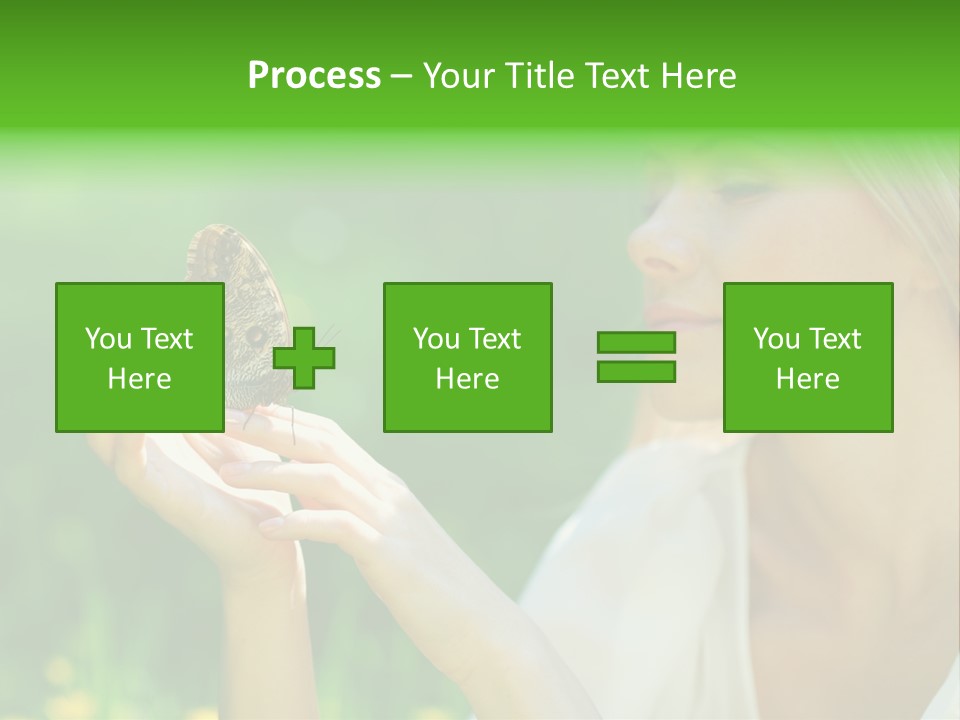 Cute Free Woman PowerPoint Template