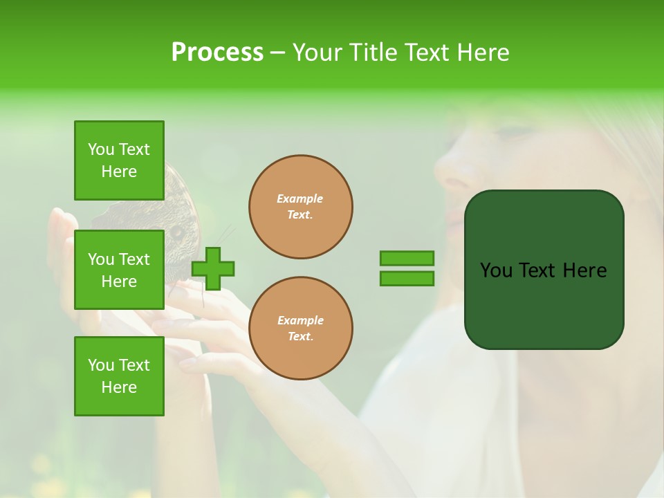 Cute Free Woman PowerPoint Template