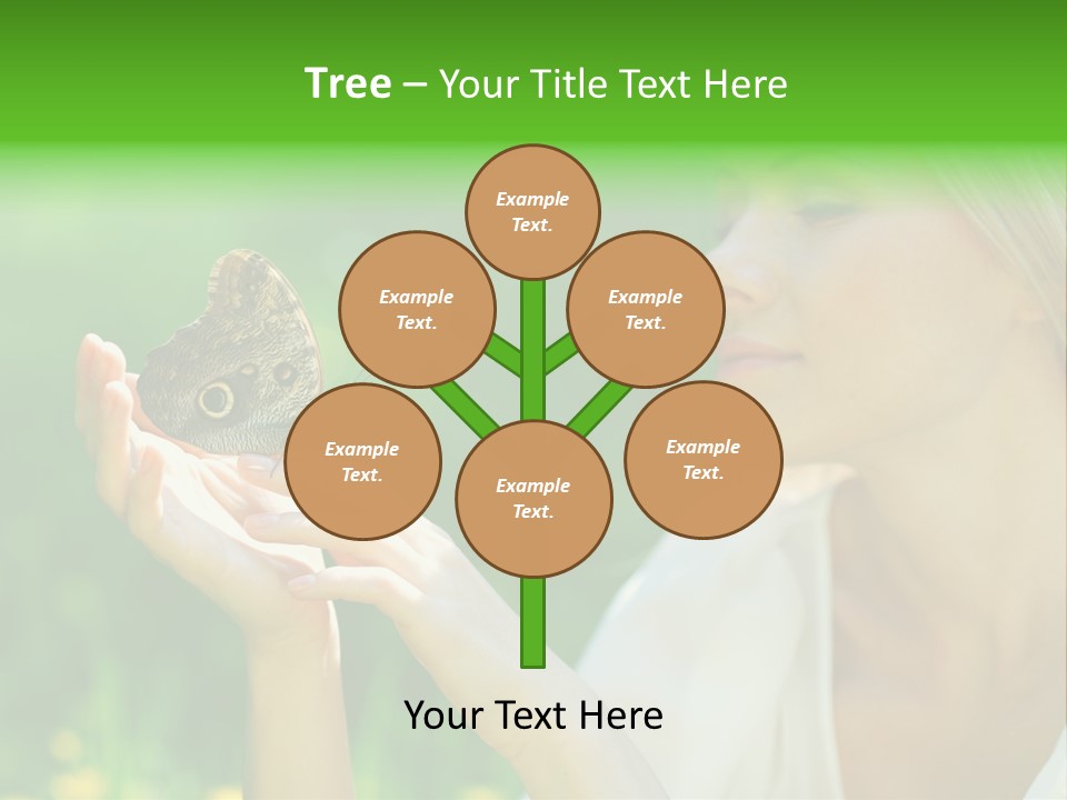 Cute Free Woman PowerPoint Template