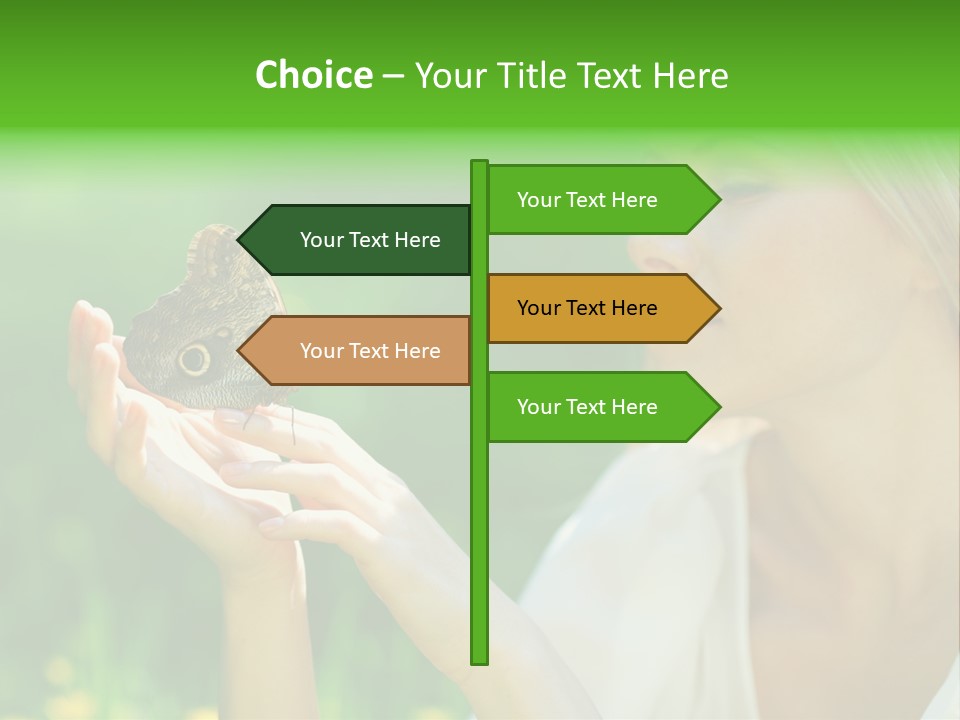 Cute Free Woman PowerPoint Template