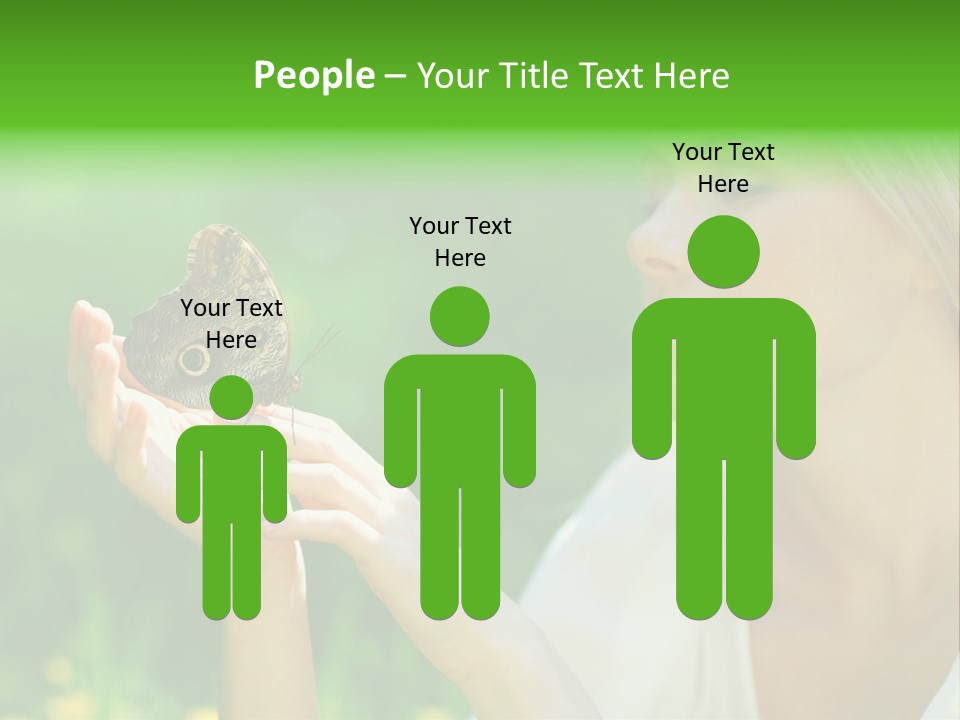 Cute Free Woman PowerPoint Template