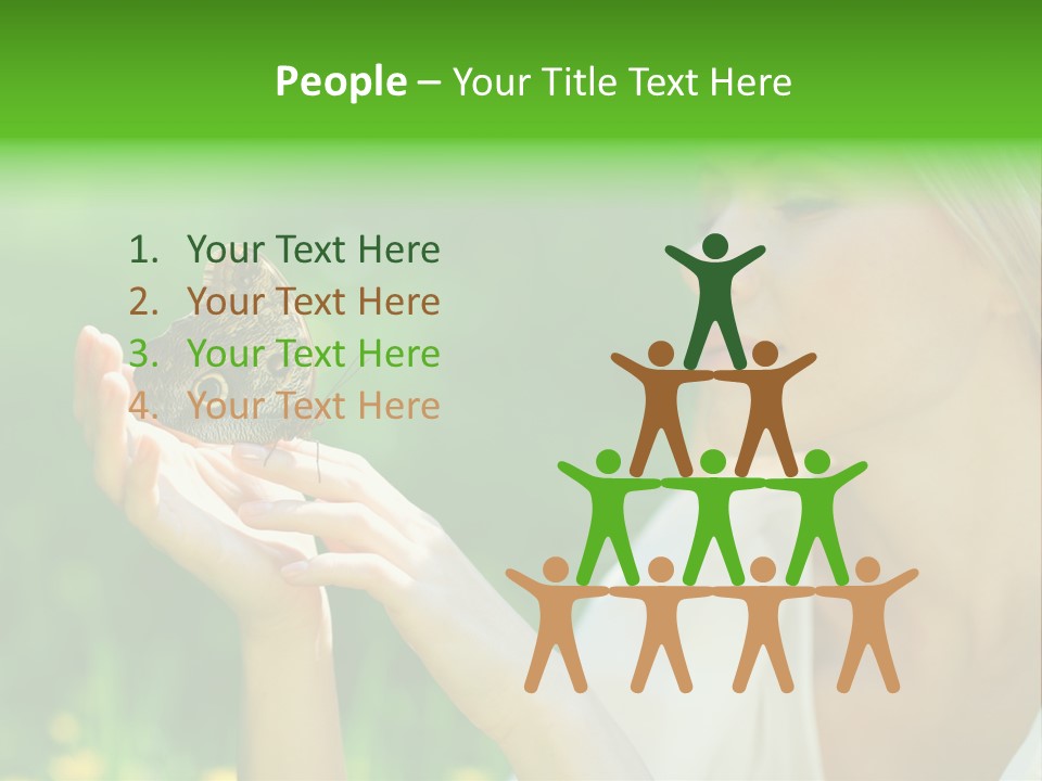 Cute Free Woman PowerPoint Template