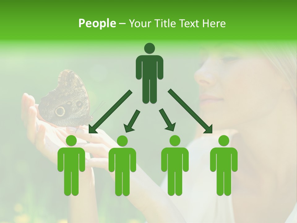 Cute Free Woman PowerPoint Template