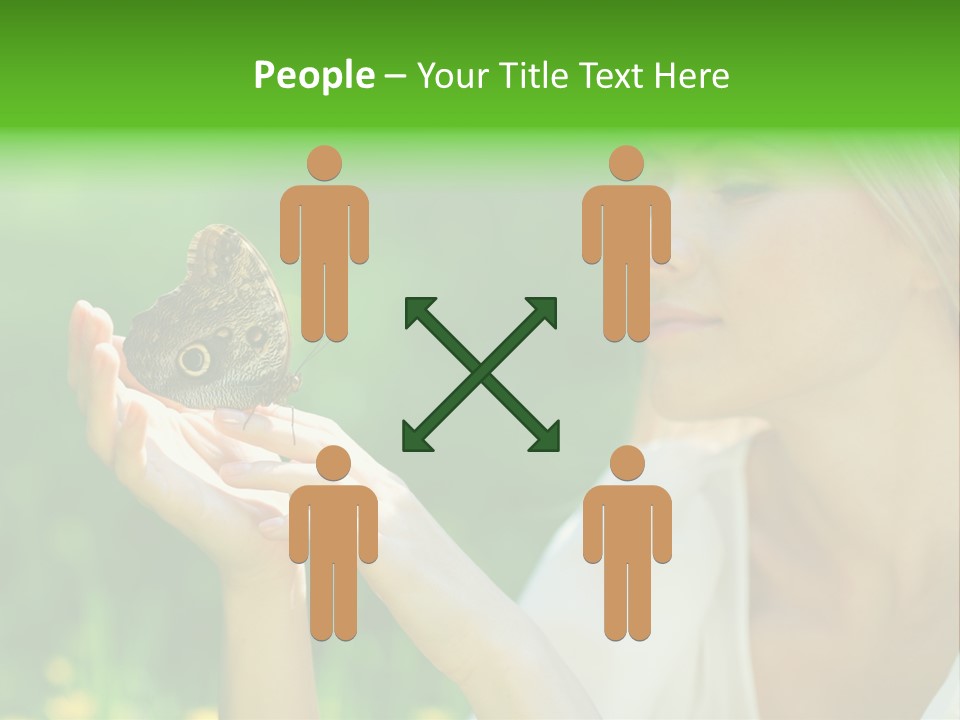 Cute Free Woman PowerPoint Template