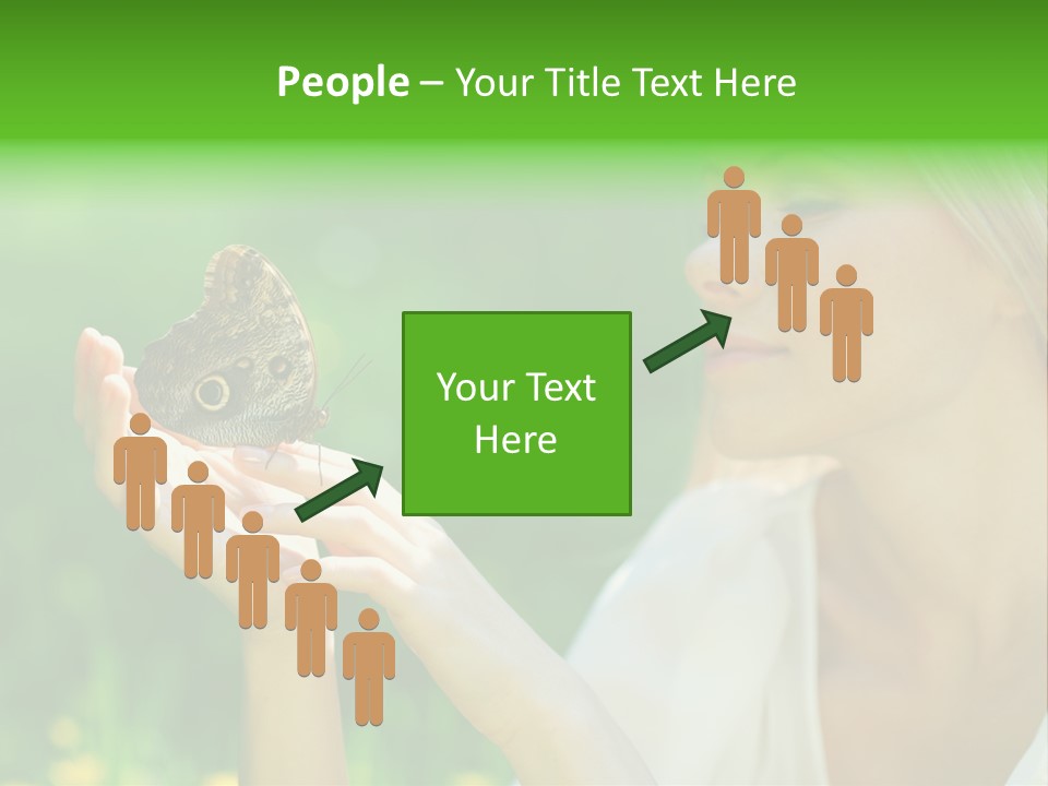 Cute Free Woman PowerPoint Template