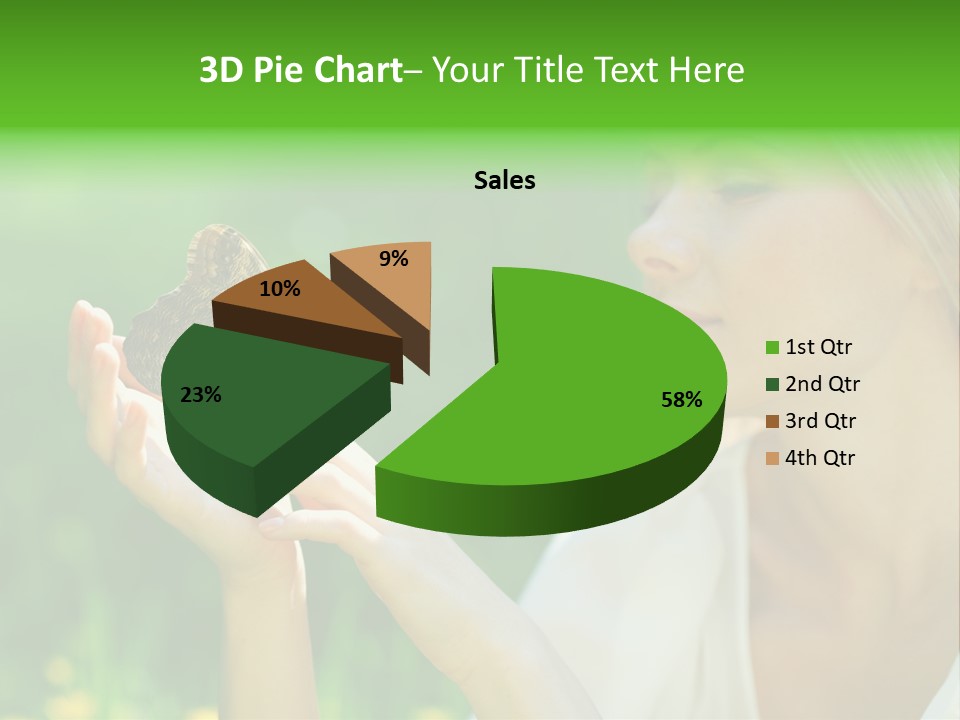 Cute Free Woman PowerPoint Template