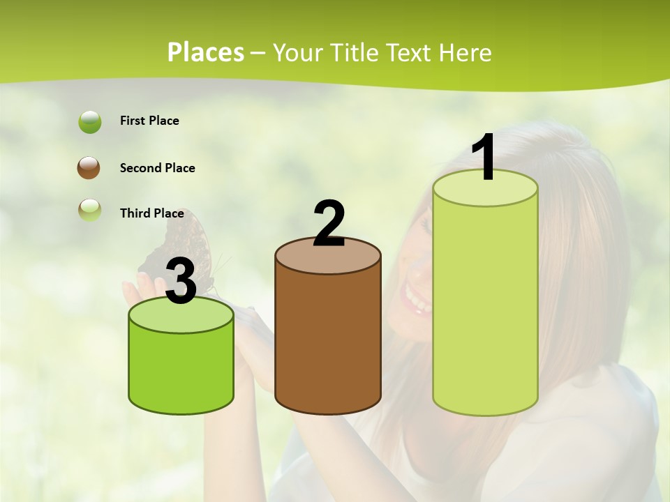 Beautiful Butterfly Health PowerPoint Template