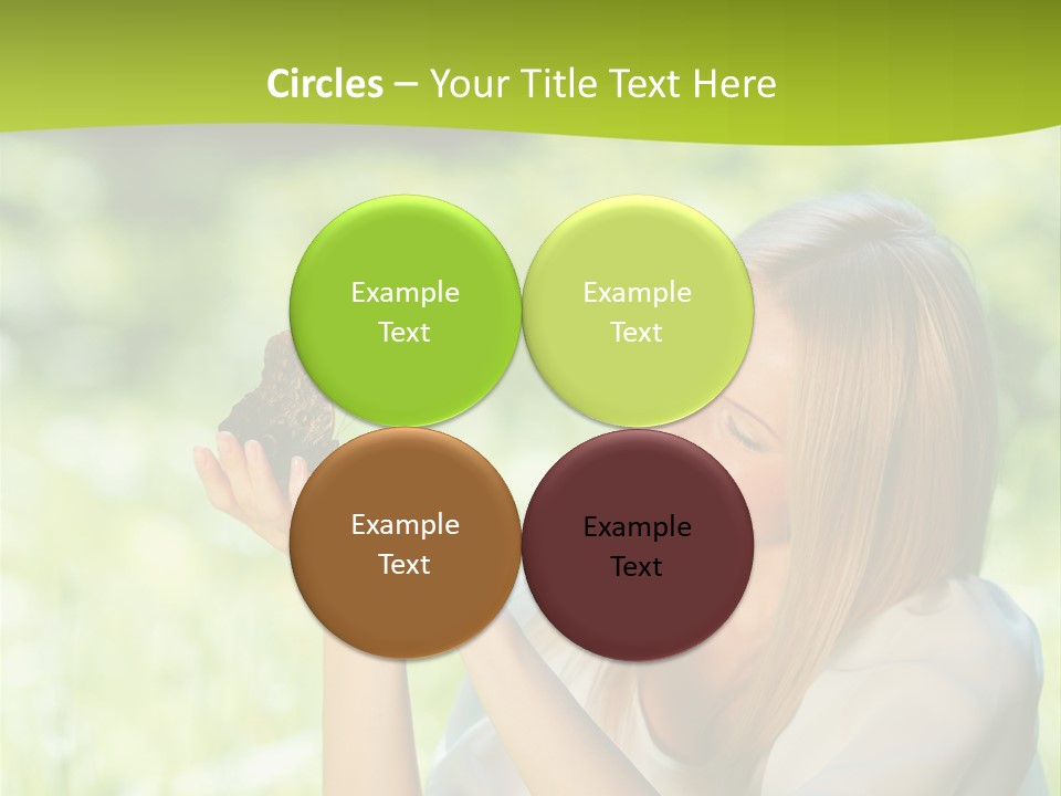 Beautiful Butterfly Health PowerPoint Template