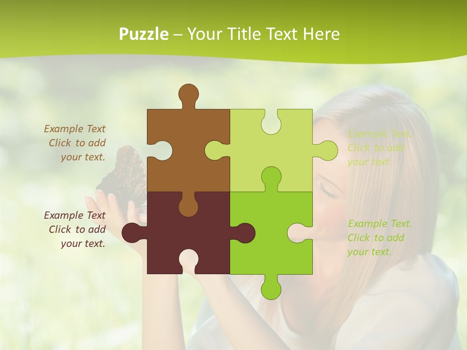 Beautiful Butterfly Health PowerPoint Template