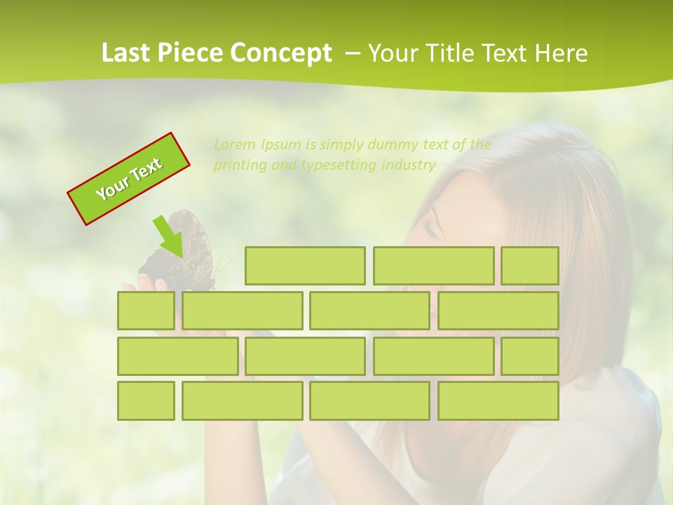 Beautiful Butterfly Health PowerPoint Template
