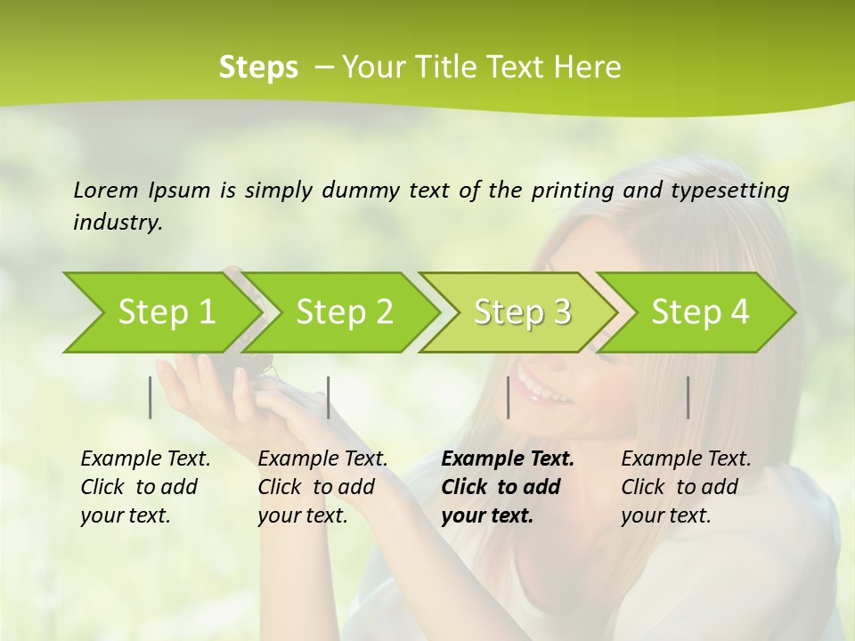 Beautiful Butterfly Health PowerPoint Template