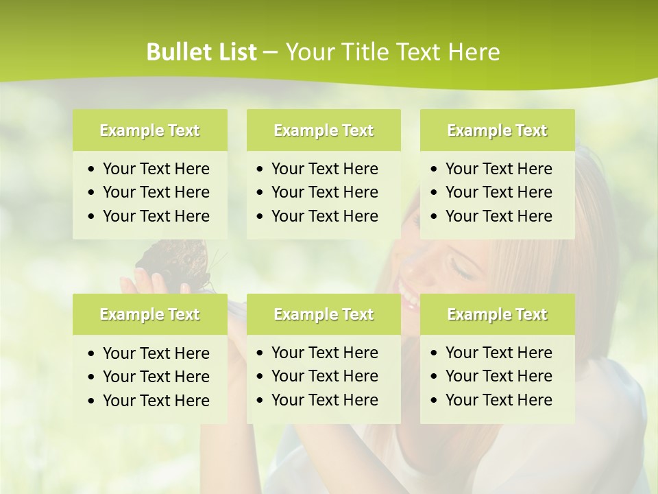 Beautiful Butterfly Health PowerPoint Template