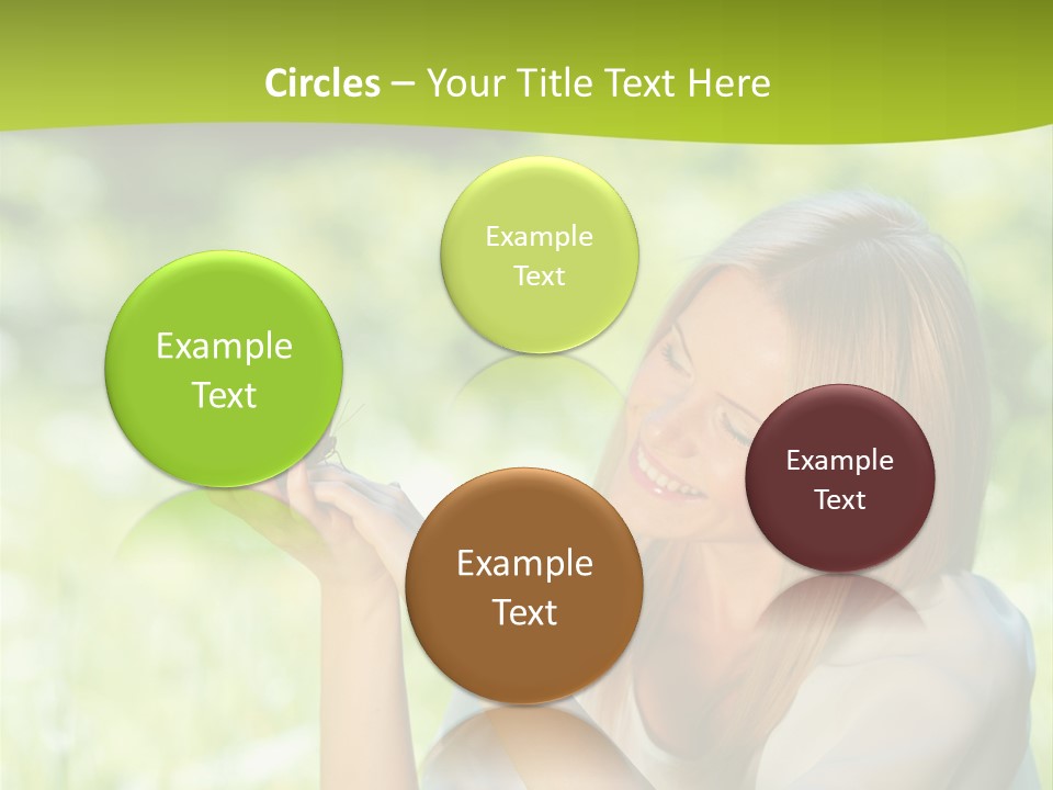 Beautiful Butterfly Health PowerPoint Template