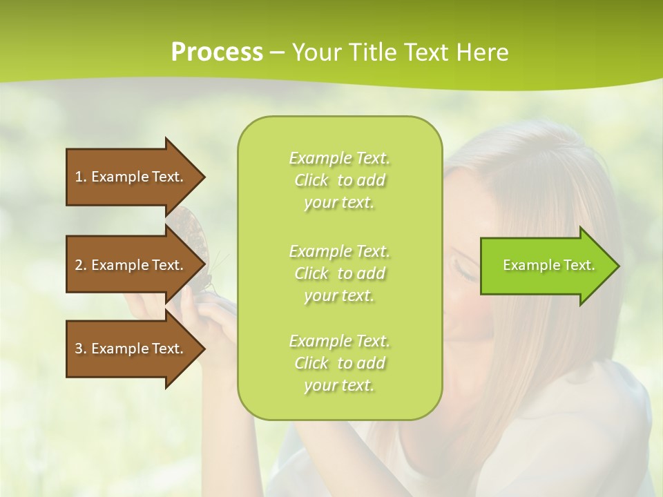 Beautiful Butterfly Health PowerPoint Template