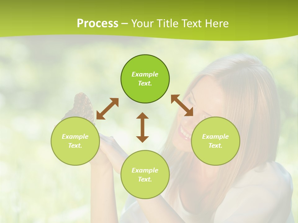 Beautiful Butterfly Health PowerPoint Template