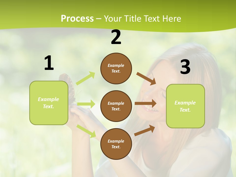 Beautiful Butterfly Health PowerPoint Template
