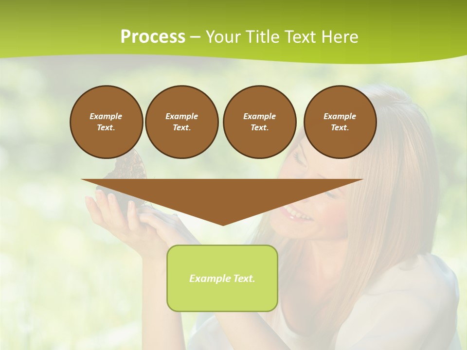 Beautiful Butterfly Health PowerPoint Template