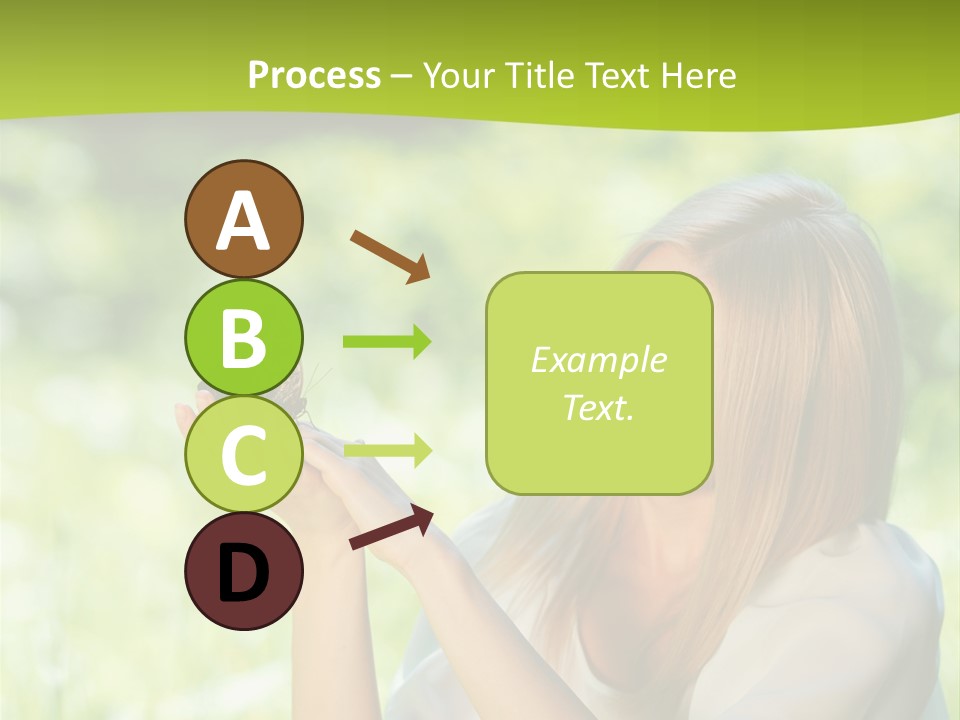Beautiful Butterfly Health PowerPoint Template
