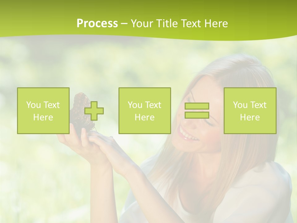Beautiful Butterfly Health PowerPoint Template