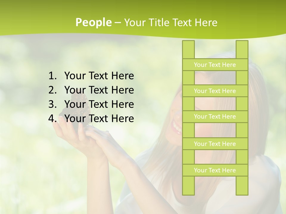 Beautiful Butterfly Health PowerPoint Template
