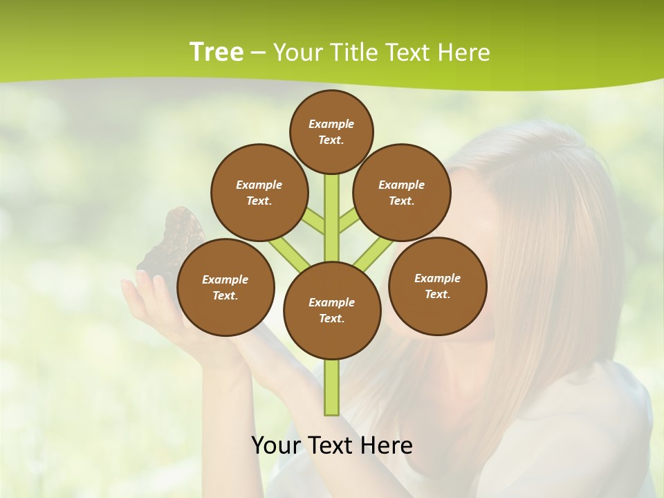 Beautiful Butterfly Health PowerPoint Template