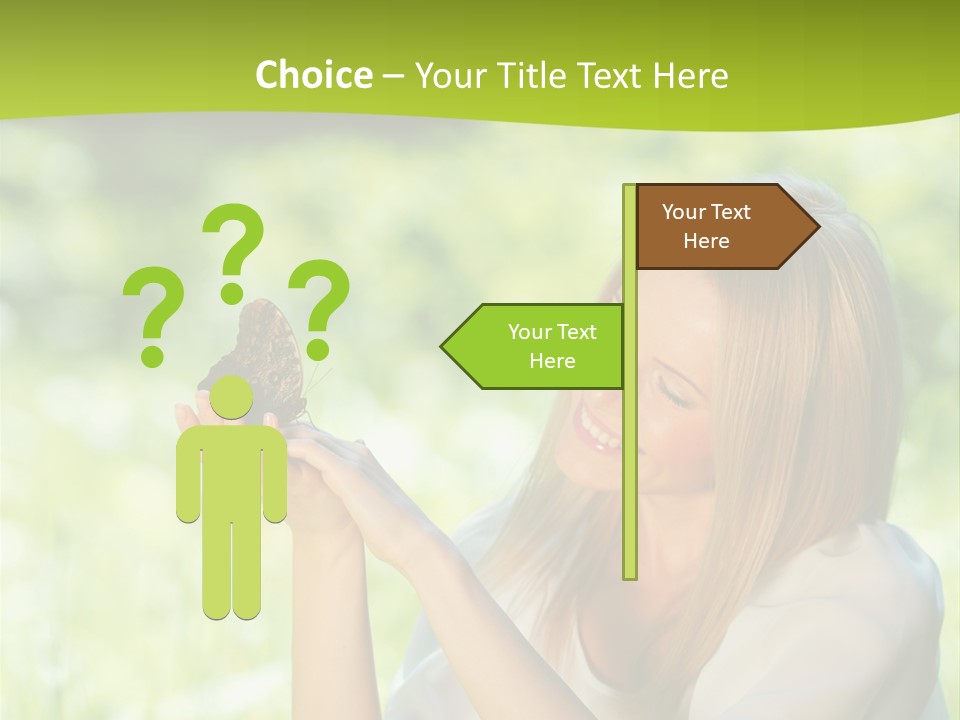 Beautiful Butterfly Health PowerPoint Template